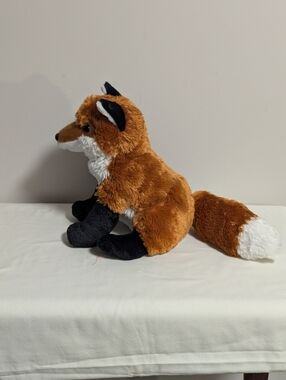 Wild Republic Fox Plush Stuffed Animal Realistic Sitting Soft Toy Woodland